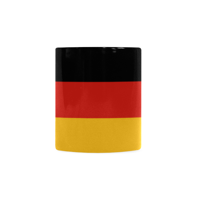 German Flag Colored Stripes Custom White Mug (11OZ)