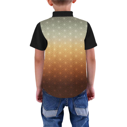 03 FALL Boys' All Over Print Short Sleeve Shirt (Model T59)