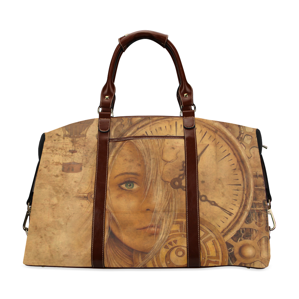 A Time Travel Of STEAMPUNK 1 Classic Travel Bag (Model 1643) Remake