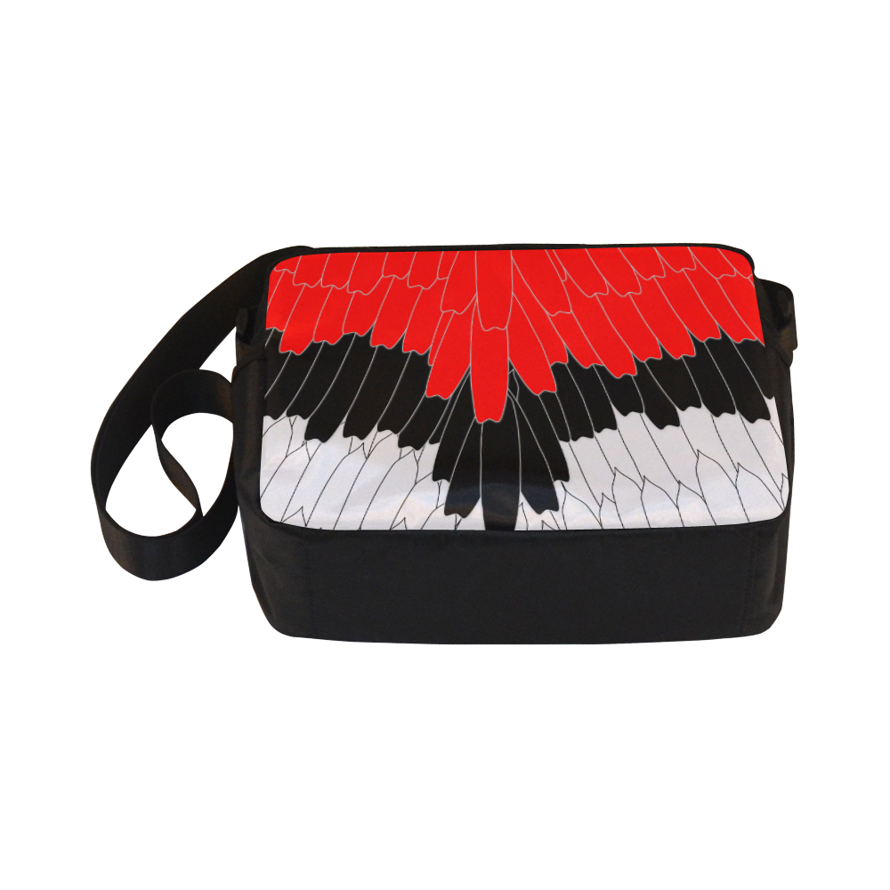 feathers Classic Cross-body Nylon Bags (Model 1632)