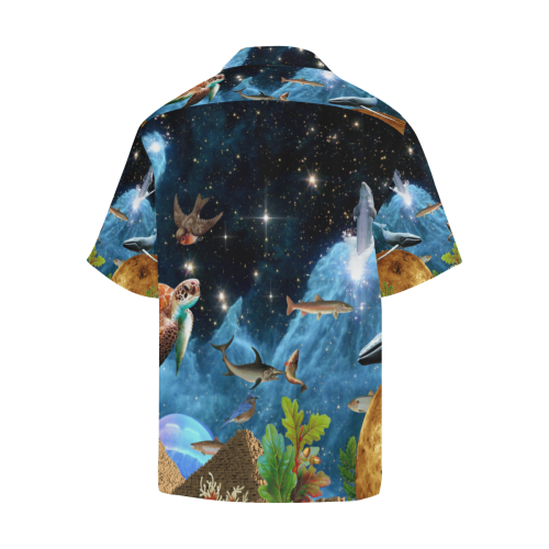 collage_heaven and Earth_ gloria sanchez1 Hawaiian Shirt (Model T58)