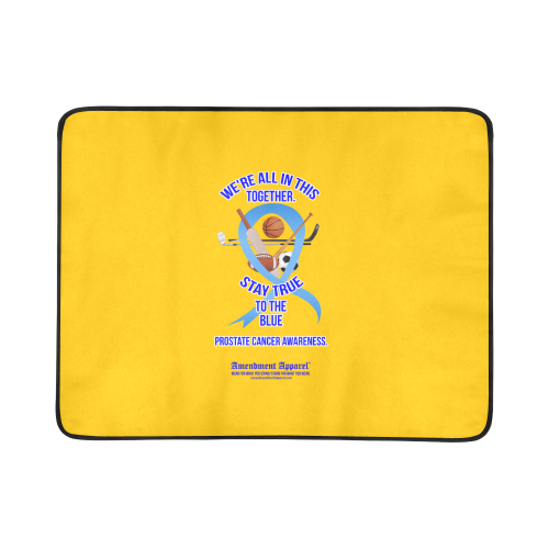 Prostate-Cancer Awareness Beach Mat 78"x 60"