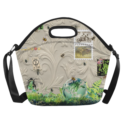 Running Out of Time Neoprene Lunch Bag/Large (Model 1669)