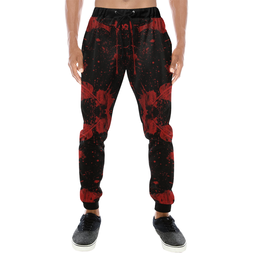 Scary Blood by Artdream Men's All Over Print Sweatpants/Large Size (Model L11)