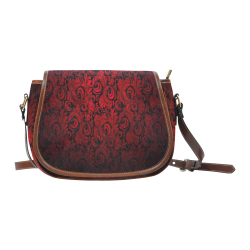 Gothic Red Saddle Bag/Large (Model 1649)