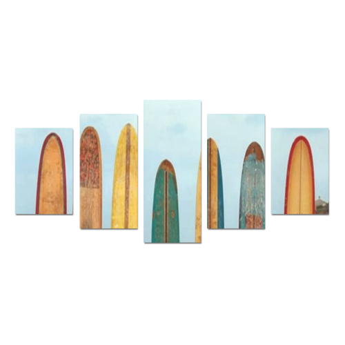 GONE SURFIN' RETRO Canvas Print Sets D (No Frame)