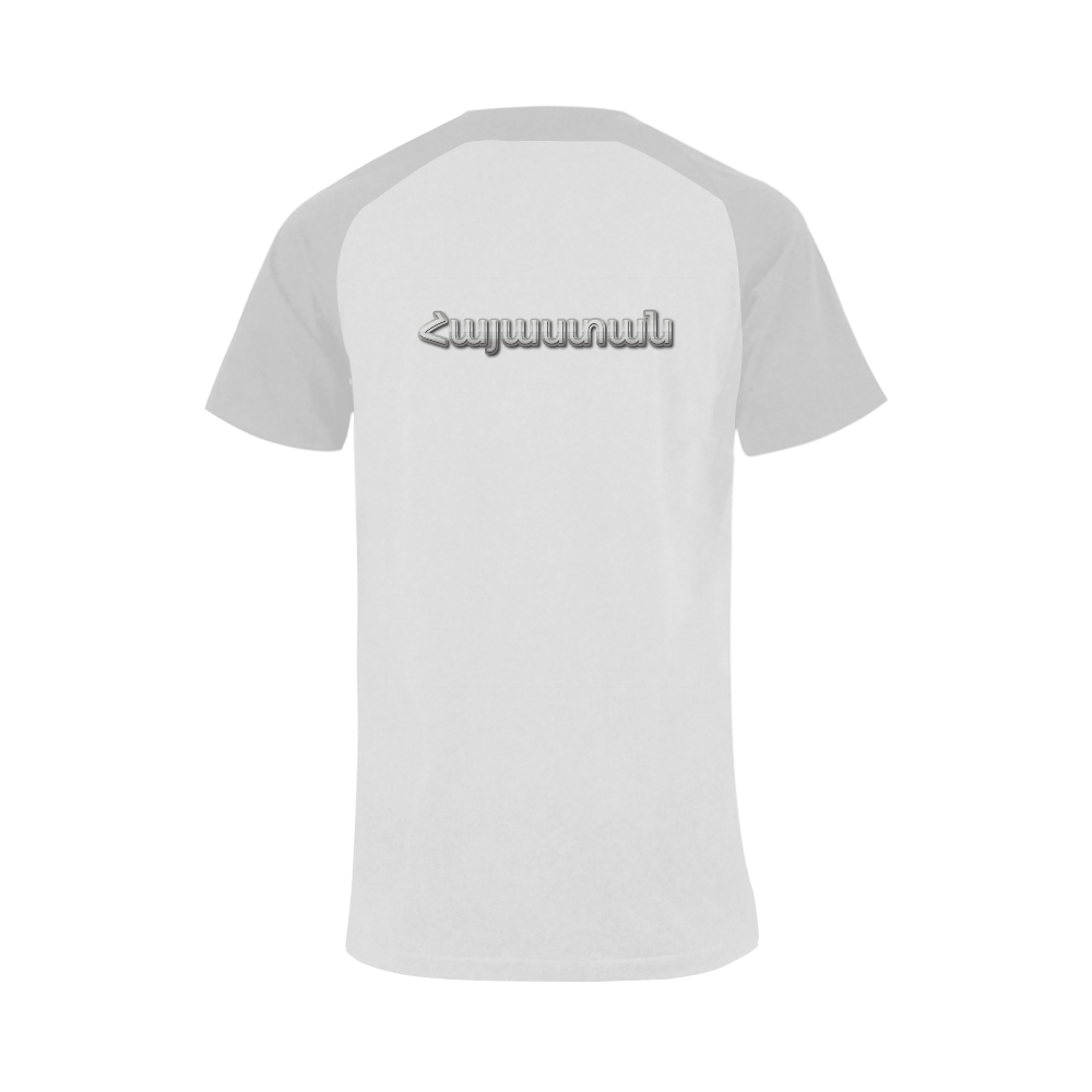 Armenian Genocide Հայոց ցեղասպանությունը Men's Raglan T-shirt (USA Size) (Model T11)