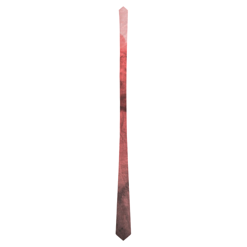 Red and Black Watercolour Classic Necktie (Two Sides)