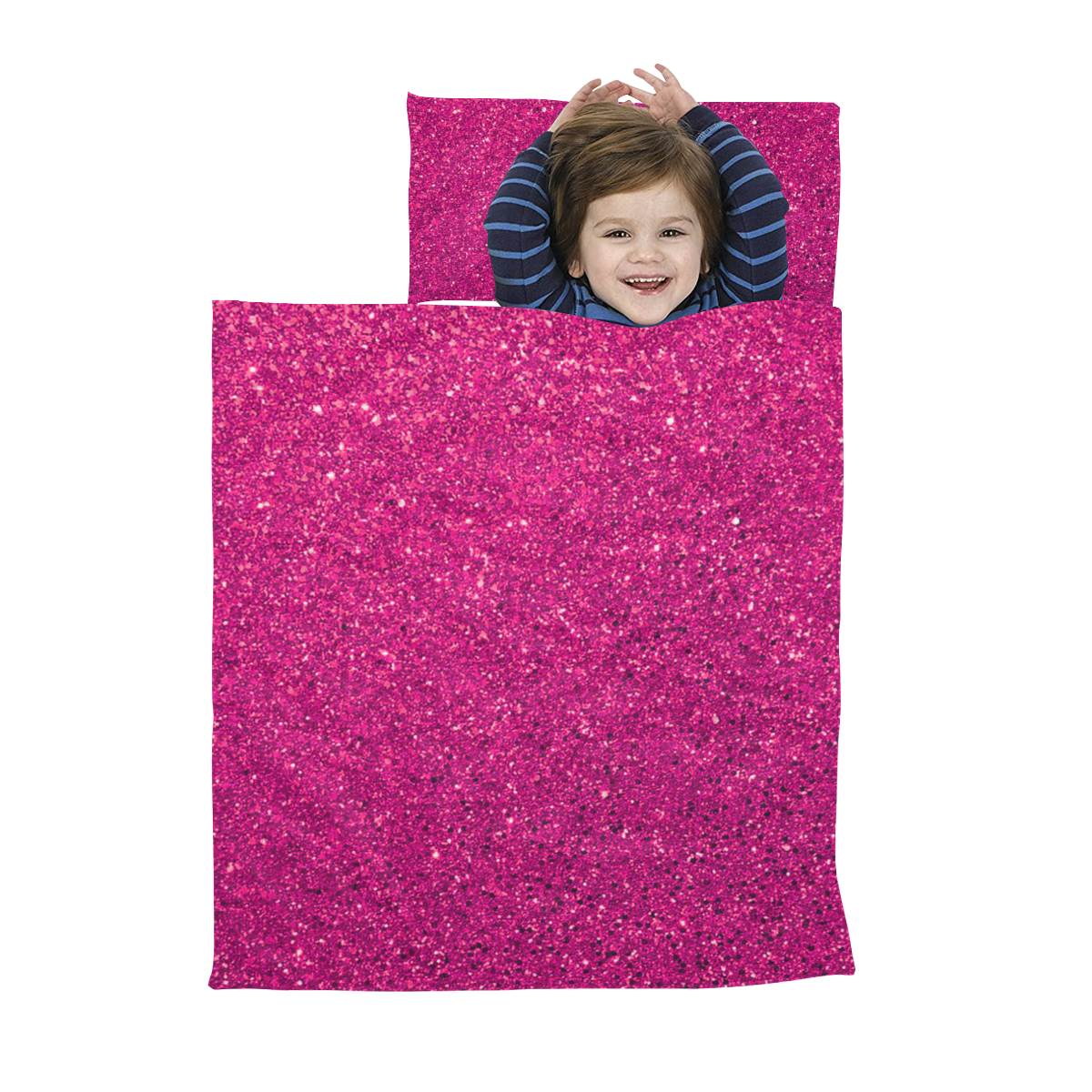 hot pink glitter Kids' Sleeping Bag