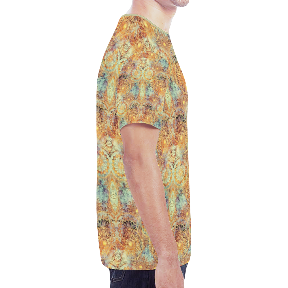 Royal Pattern by K.Merske New All Over Print T-shirt for Men (Model T45)