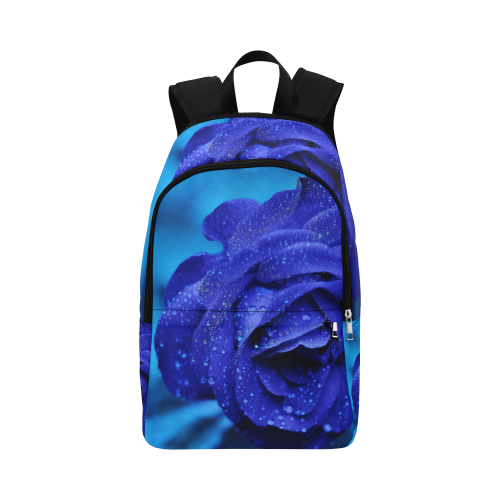 Blue rose Fabric Backpack for Adult (Model 1659)