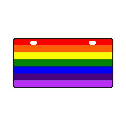 Rainbow Flag (Gay Pride - LGBTQIA+) License Plate