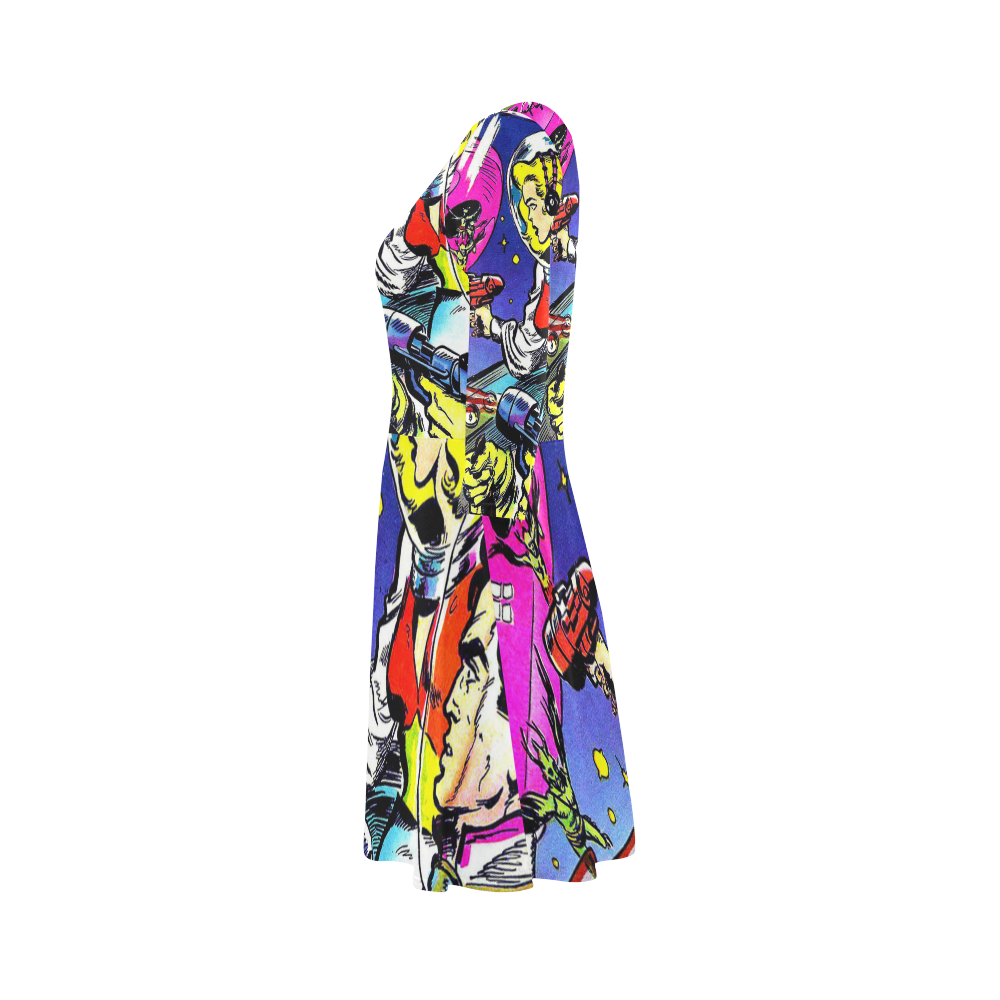 Battle in Space 2 3/4 Sleeve Sundress (D23)