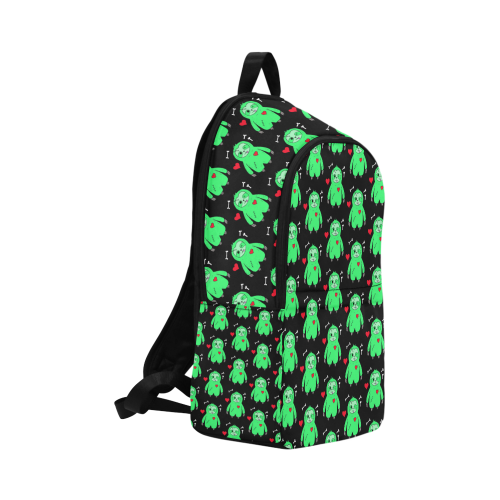 Zombie sloth print backpack Fabric Backpack for Adult (Model 1659)