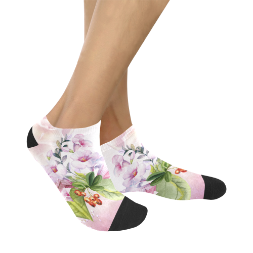 Wonderful flowers Men's Ankle Socks