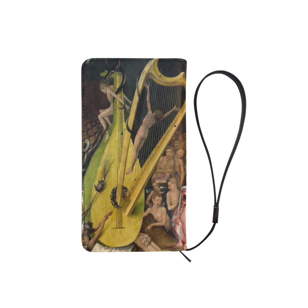 Hieronymus Bosch-The Garden of Earthly Delights (m Men's Clutch Purse （Model 1638）
