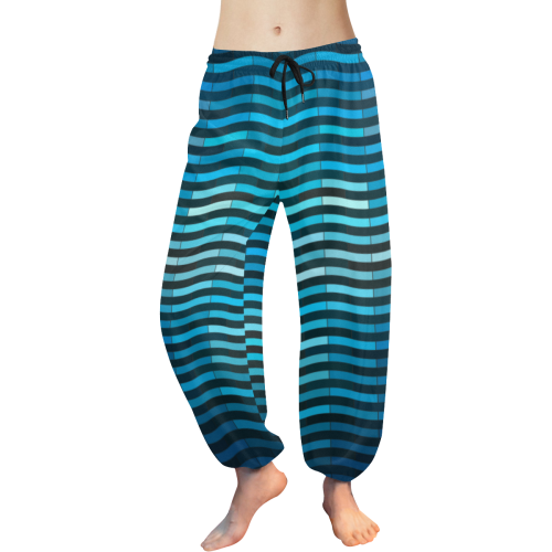 bluewave Women's All Over Print Harem Pants (Model L18)