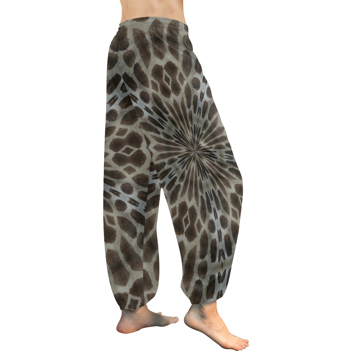 RAFFY Women's All Over Print Harem Pants (Model L18)