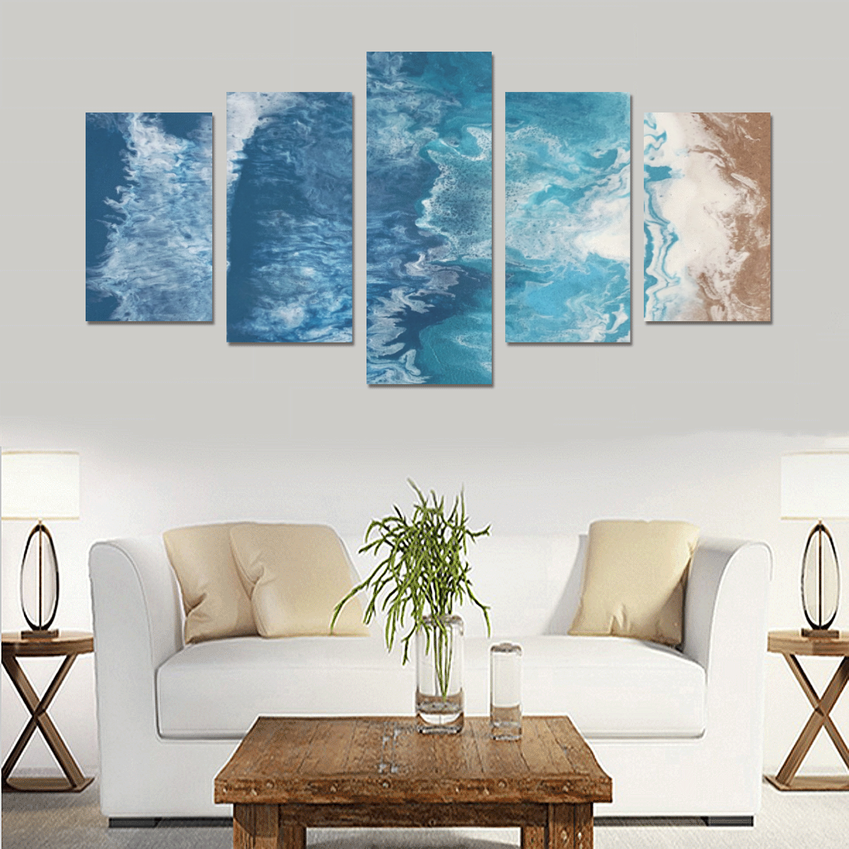 ocean2 Canvas Print Sets C (No Frame)