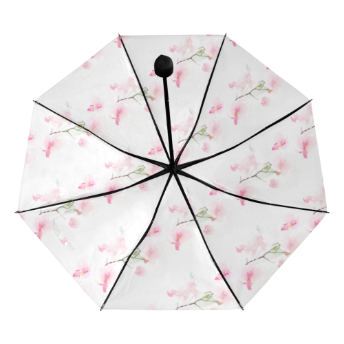 Pattern Orchidées Anti-UV Foldable Umbrella (Underside Printing) (U07)