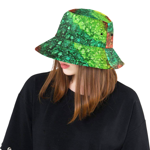 This Is Life All Over Print Bucket Hat