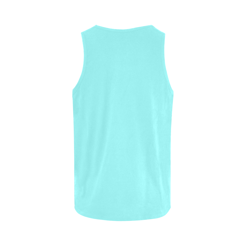 color ice blue All Over Print Tank Top for Men (Model T43)