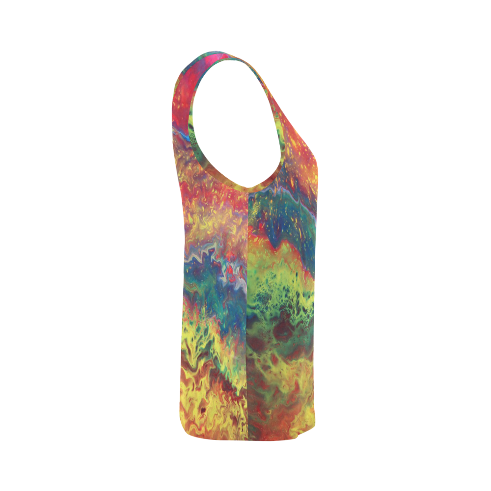 Powerful All Over Print Tank Top for Women (Model T43)