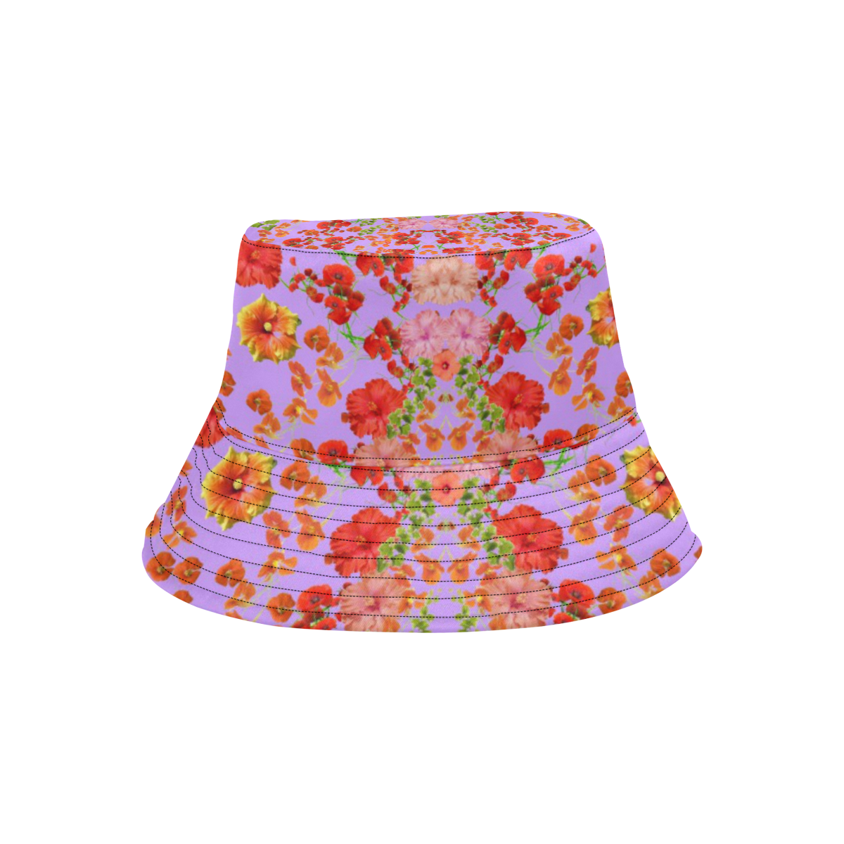 coquelicots 9 All Over Print Bucket Hat for Men