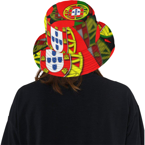 The Flag of Portugal All Over Print Bucket Hat