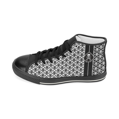 BW W Women's Classic High Top Canvas Shoes (Model 017)