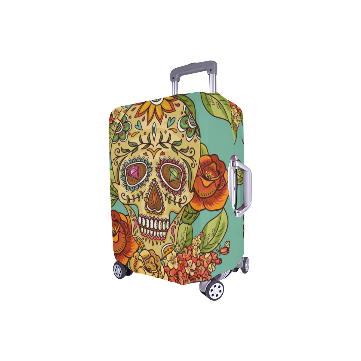 sugar skull Luggage Cover/Small 18"-21"