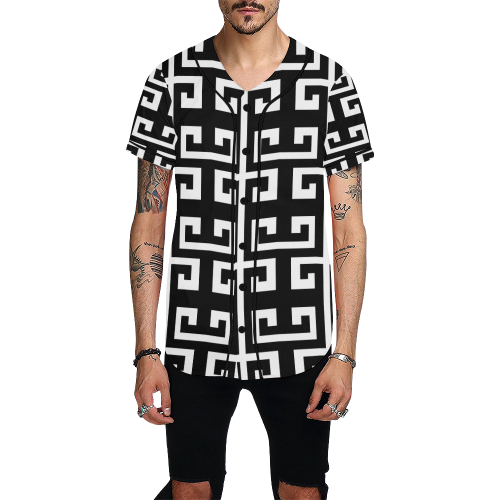 Classic All Over Print Baseball Jersey for Men (Model T50)