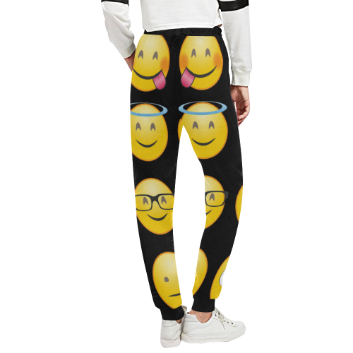 emoji Unisex All Over Print Sweatpants (Model L11)