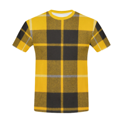 BARCLAY DRESS LIGHT MODERN TARTAN All Over Print T-Shirt for Men/Large Size (USA Size) Model T40)