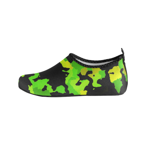 new modern camouflage E by JamColors Women's Slip-On Water Shoes (Model 056)