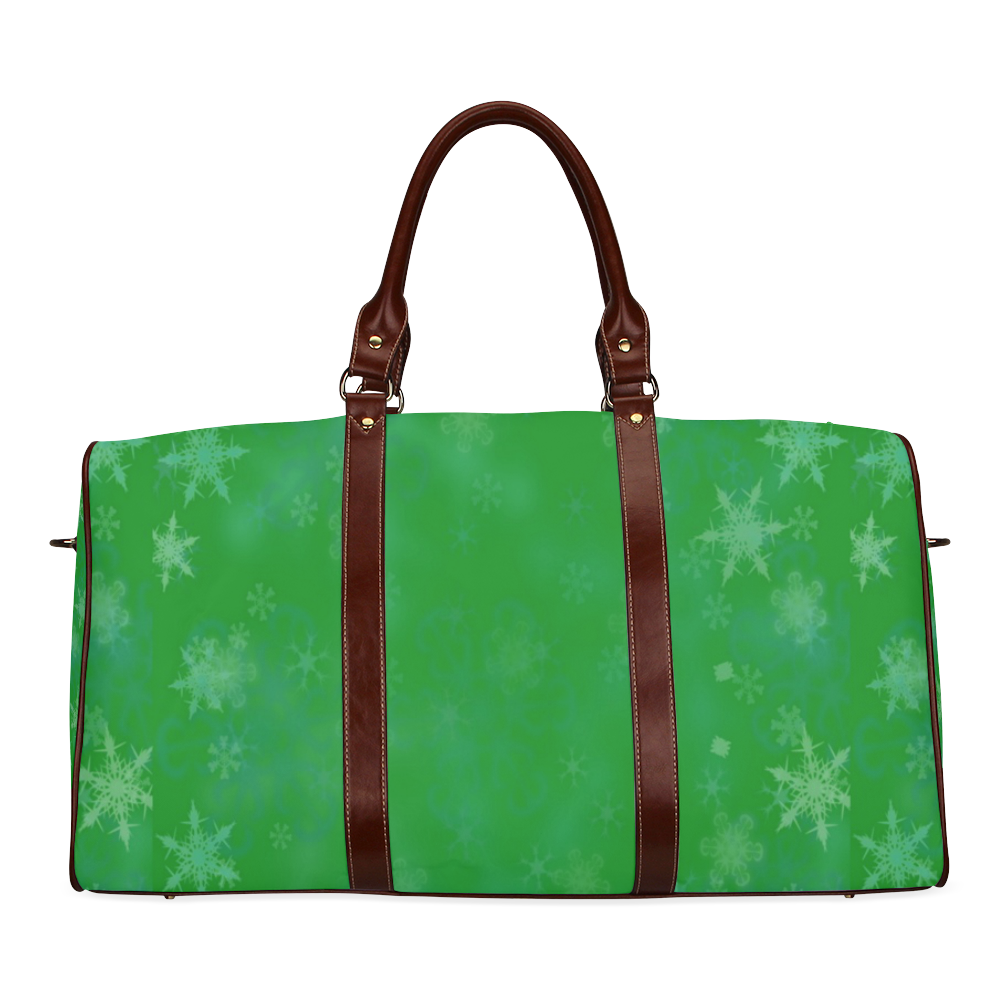 Green Pop Art by Nico Bielow Waterproof Travel Bag/Large (Model 1639)