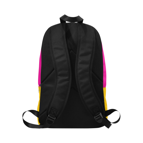 Break Dancing Colorful / Yellow / Pink Fabric Backpack for Adult (Model 1659)
