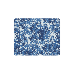 Digital Blue Camouflage Rectangle Mousepad