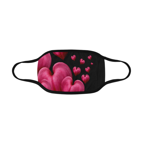 Heart Flowers Mouth Mask