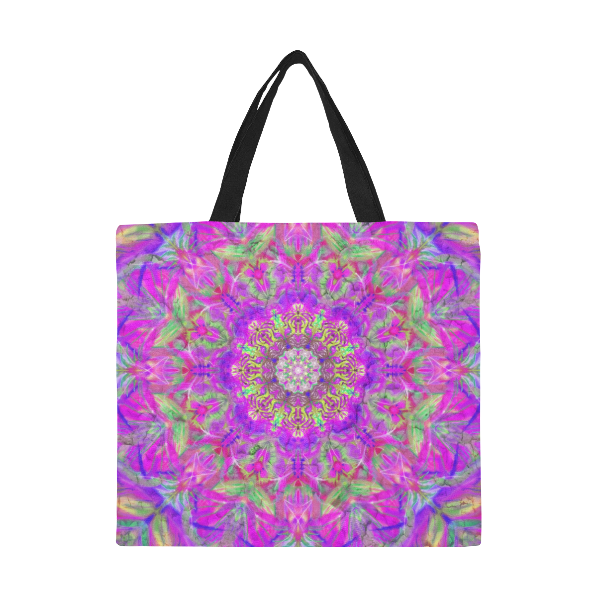 plume 6 All Over Print Canvas Tote Bag/Large (Model 1699)