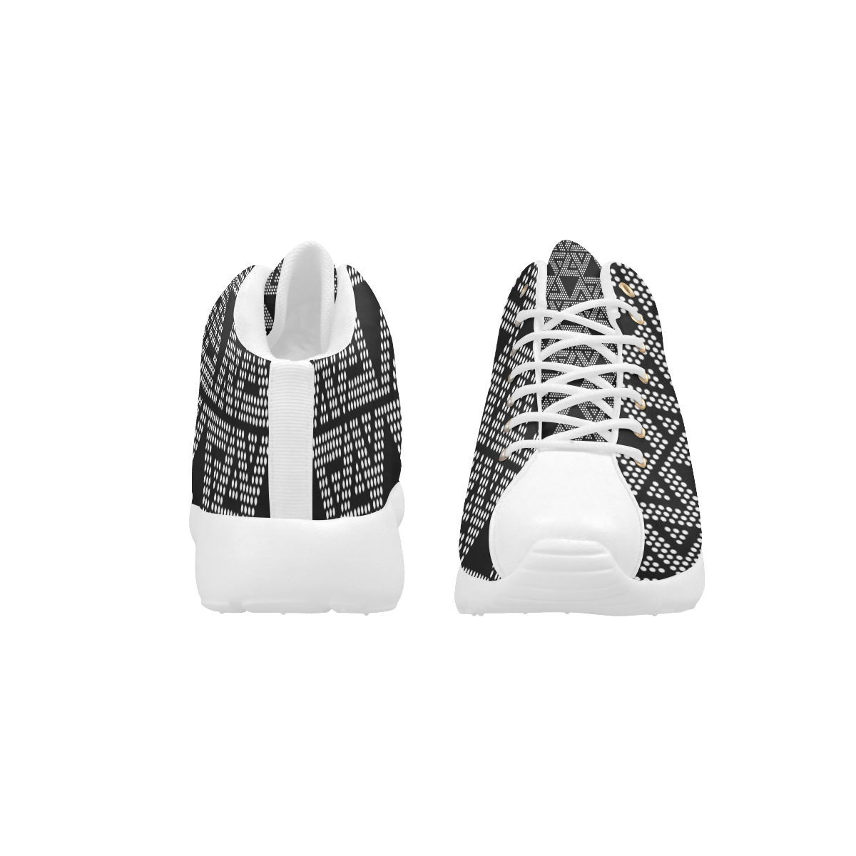 Polka Dots Party Men's Basketball Training Shoes (Model 47502)