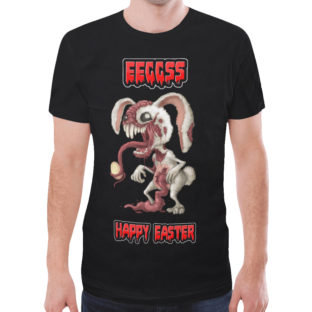 Petter Rotten Tail Easter Bunny Zombie New All Over Print T-shirt for Men (Model T45)