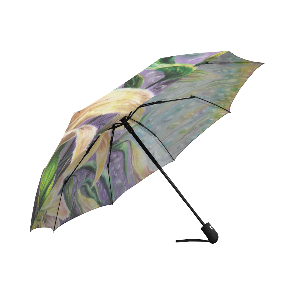 Floral Rain Auto-Foldable Umbrella (Model U04)