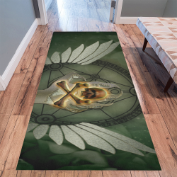 Skull in a hand Area Rug 9'6''x3'3''