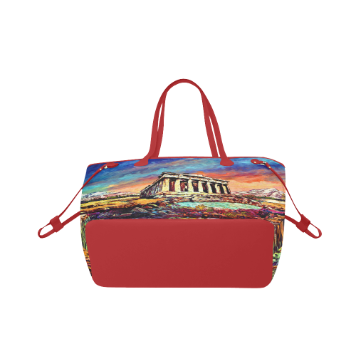 Acropolis Clover Canvas Tote Bag (Model 1661)