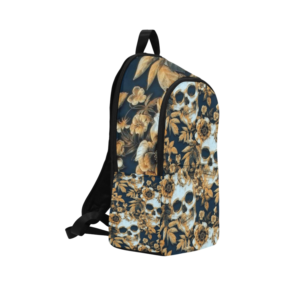 Woke Skulls Festival Hawaii Fabric Backpack for Adult (Model 1659)