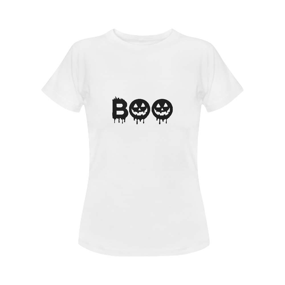 BOOOO Women's T-Shirt in USA Size (Front Printing Only)