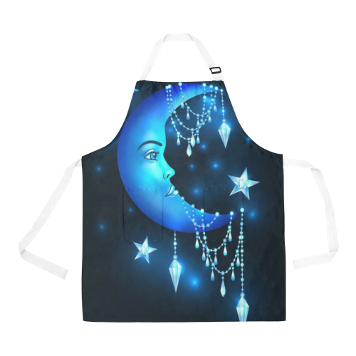 Cresent Moon All Over Print Apron