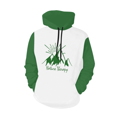 nature therapy All Over Print Hoodie for Men/Large Size (USA Size) (Model H13)