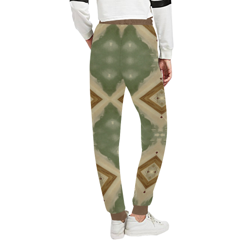 Geometric Camo Unisex All Over Print Sweatpants (Model L11)